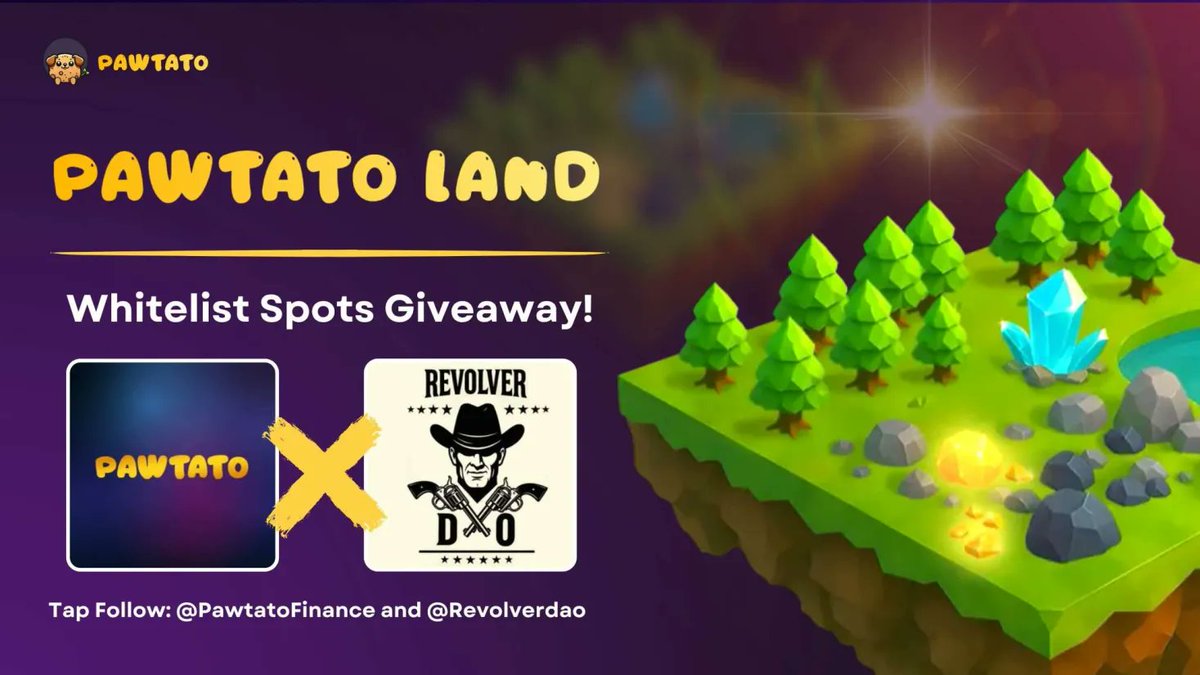 Esteemed to bring forward the news of our collaboration with <a href="/PawtatoFinance/">Pawtato Finance | Sui</a>.

The first-ever virtual land collection on Sui — who amass:

• 10,000 unique NFTs, each of them comes with resources and utility.