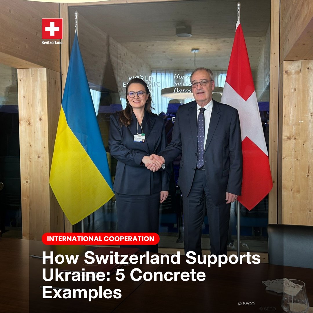 Switzerland in Canada / La Suisse au Canada (@swissembcanada) on Twitter photo How is π¨π supporting πΊπ¦?
1οΈβ£ CHF 45M forβοΈaid: β‘, π & humanitarian aid
2οΈβ£ CHF 2M for repairing 12,000 πͺ
3οΈβ£ 78 πdonated to Lviv & Vinnytsia
4οΈβ£ Support through multilateral institutions (πBank & EBRD)
5οΈβ£ Uni of Bern course training women to rebuild πΊπ¦
#SolidarityInAction How is π¨π supporting πΊπ¦?
1οΈβ£ CHF 45M forβοΈaid: β‘, π & humanitarian aid
2οΈβ£ CHF 2M for repairing 12,000 πͺ
3οΈβ£ 78 πdonated to Lviv & Vinnytsia
4οΈβ£ Support through multilateral institutions (πBank & EBRD)
5οΈβ£ Uni of Bern course training women to rebuild πΊπ¦
#SolidarityInAction