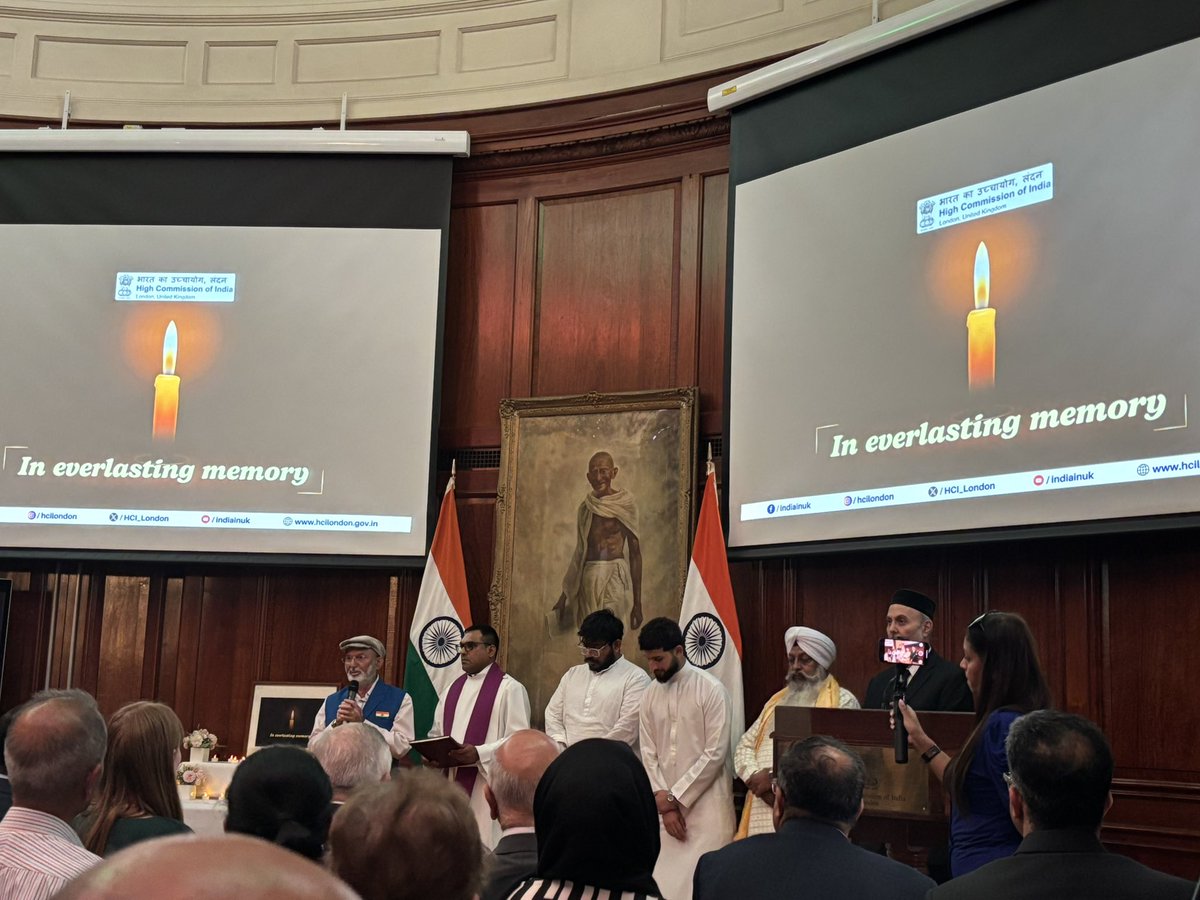 PhilR_R's tweet photo. “We grieve together”.

Deputy PM @AngelaRayner spoke for us all at an emotional gathering at @HCI_London following the tragic AI171 air disaster. 

@BoardofDeputies mourns for those lost and we stand with their loved ones. 

Thank you to HE @VDoraiswami for bringing us together. https://t.co/hCeAS8F4Im