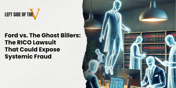 Lawyers billing 57.5 hours in a day.
Two trials, same time, same lawyer.
That’s what Ford alleges in its $300M ghost billing RICO suit.

They even named a paralegal as a defendant.

You’ve seen the headlines—here’s what the case might actually mean.

Part 2 of the Taxi Cab