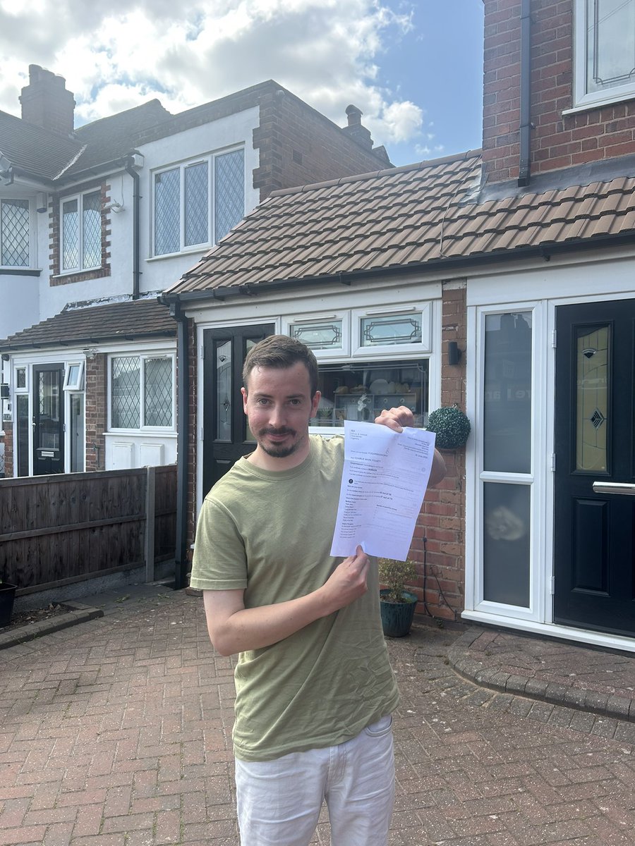 2 years ago, I passed my theory test…1st time, due to unforeseen events today I had to take my theory test again…but again I passed 1st time 😁 

#Determination 
#WhatBrainInjury 
#AnythingisPossible