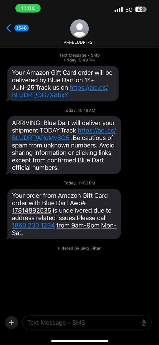 AkashPatra04's tweet photo. Amazon is unprofessional. Give false deadlines of delivery. I ordered some stuff for business use and i could not get my order till now. Who will compensate me for this? I need financial compensation now. @amazonIN @AmazonHelp 

I have attached all evidence. https://t.co/7NGyGcp5Hs