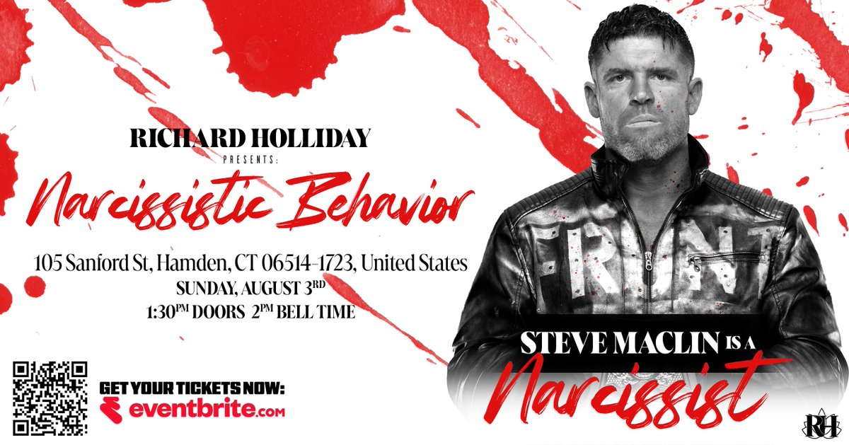 Richard Holliday (<a href="/MostMarketable/">Richard Holliday</a>) announces <a href="/SteveMaclin/">Steve Maclin</a> for his upcoming show