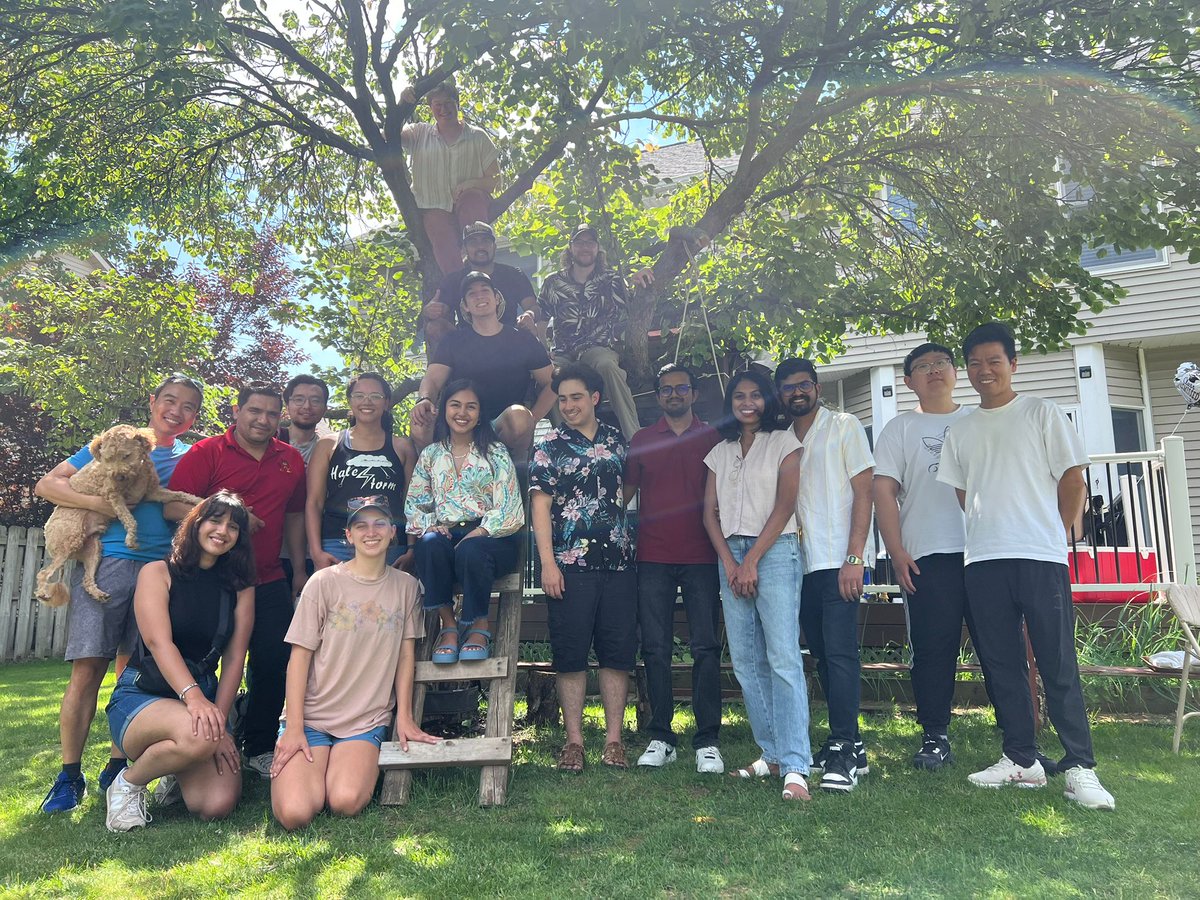 PurdueAgroeco's tweet photo. Yesterday the lab wrapped up the week with good food, great company and a whole lot of laughter at the PAL summer potluck party ☀️🌿#purdueag #agroecology #agronomypurdue https://t.co/0W6wZOybpV