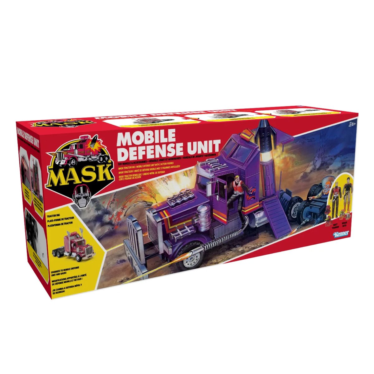 HeroesToys's tweet photo. M.A.S.K. Embraces Original Series with Classic Packaging.  Super awesome to see the Kenner logo on there!

Available for pre-order on BigBadToyStore on July 1st, and everywhere else September 2nd in the US and internationally.
#MASK #KennerMASK #mobilearmoredstrikekommand https://t.co/nWOl2T6Ytp