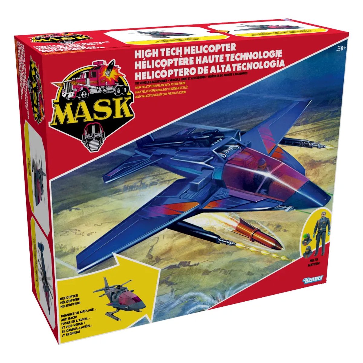 HeroesToys's tweet photo. M.A.S.K. Embraces Original Series with Classic Packaging.  Super awesome to see the Kenner logo on there!

Available for pre-order on BigBadToyStore on July 1st, and everywhere else September 2nd in the US and internationally.
#MASK #KennerMASK #mobilearmoredstrikekommand https://t.co/nWOl2T6Ytp