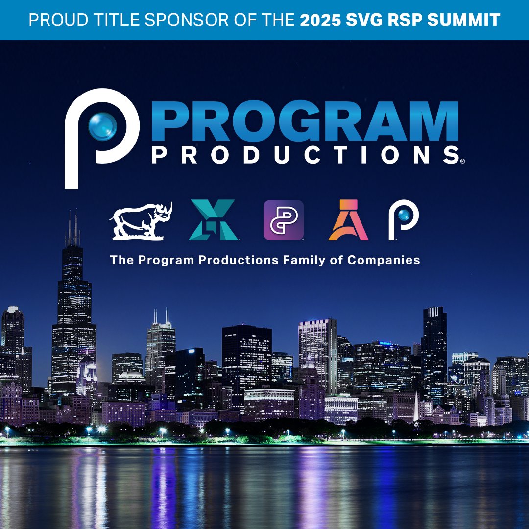 ProgramProd's tweet image. We’re proud to be the Title Sponsor of the 2025 @sportsvideo Regional Sports Production Summit in Chicago! Join us &amp;amp; the Program Productions Family of Companies for key conversations, industry insights &amp;amp; a look at our revolutionary ProCrewz® platform. rb.gy/kqirkm
