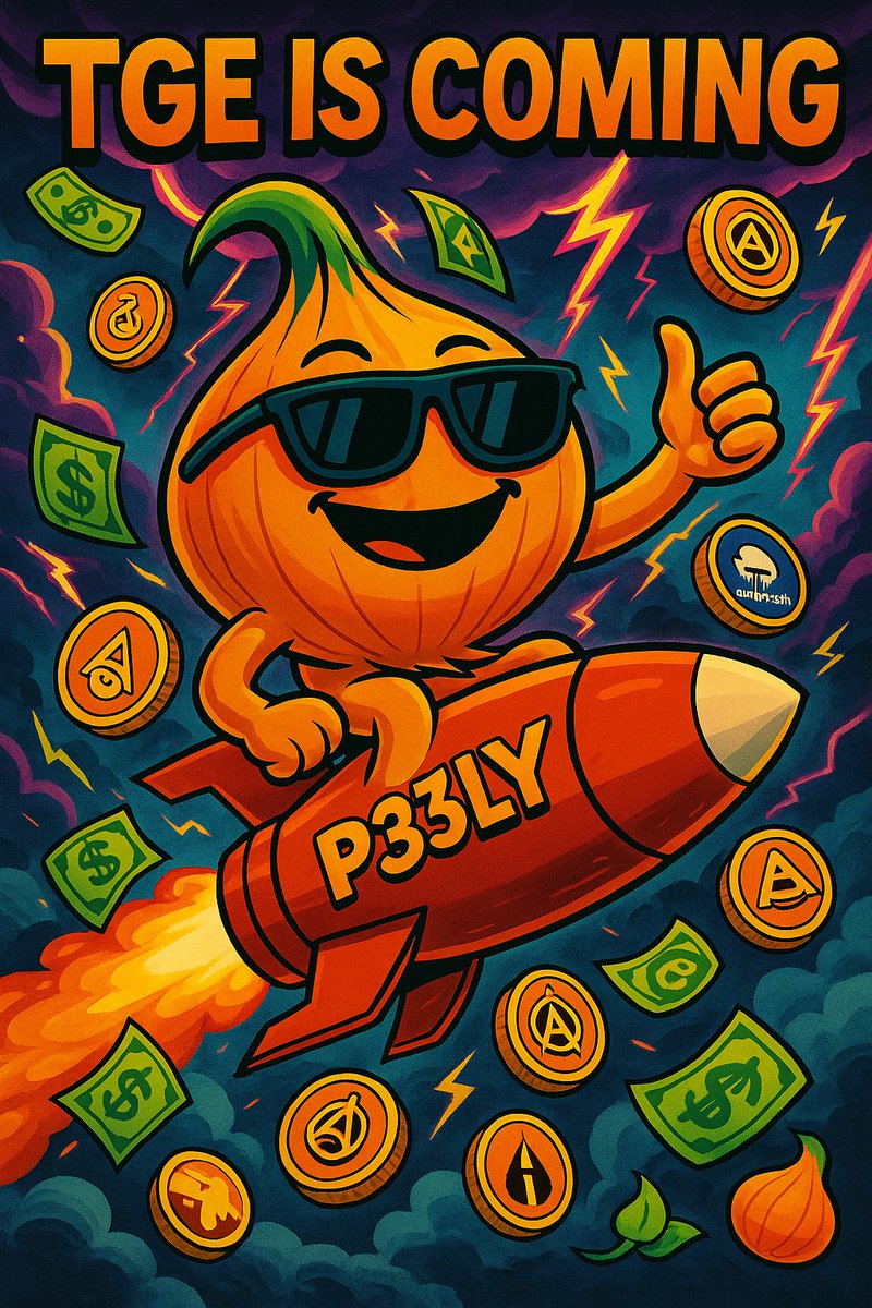 grinz89's tweet image. 👉 “TGE is coming. Let’s P33L. 🧅🚀
@thep33l
