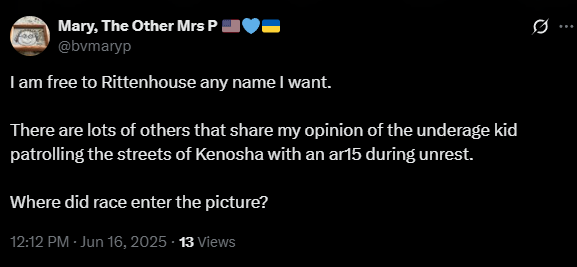 VoodooDude139 (@voodoodude139) on Twitter photo when the left is unable to overcome their political hate to use facts, they block
<a href="/bvmaryp/">Mary, The Other Mrs P 🇺🇸💙🇺🇦</a>
its funny show sharing an ignorant view someone how validates it in their minds when the left is unable to overcome their political hate to use facts, they block
<a href="/bvmaryp/">Mary, The Other Mrs P 🇺🇸💙🇺🇦</a>
its funny show sharing an ignorant view someone how validates it in their minds