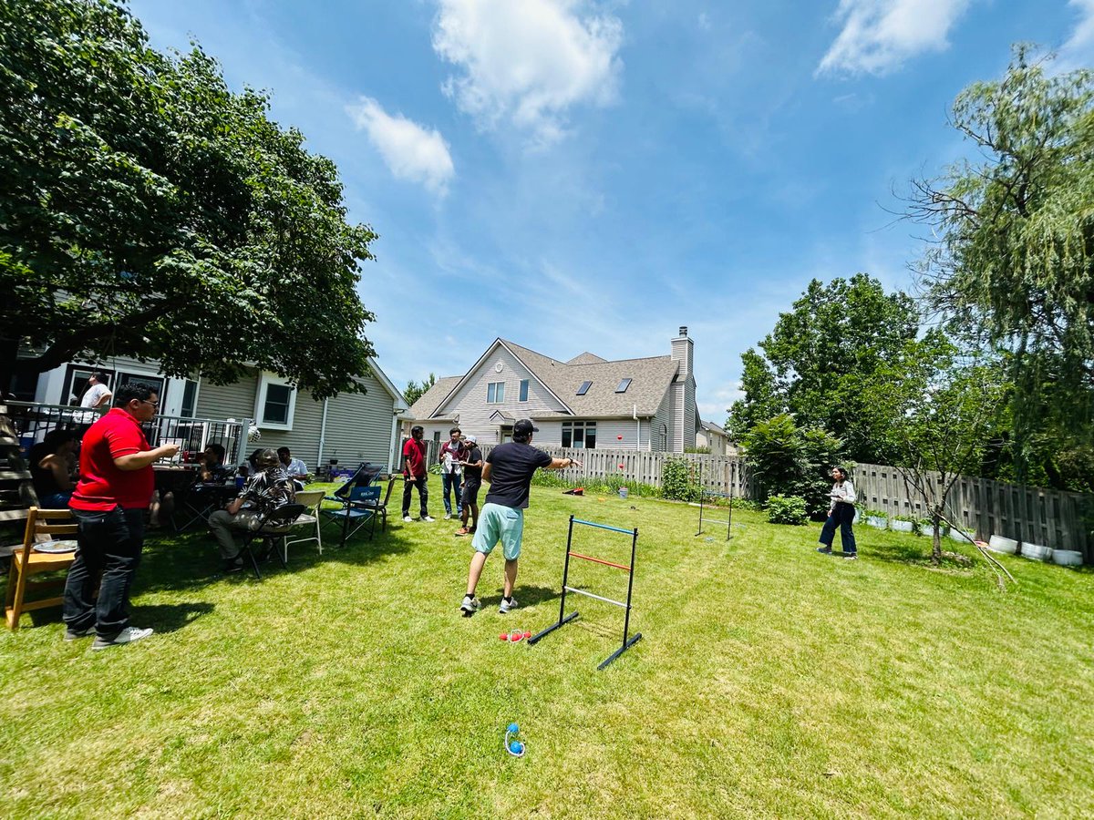 PurdueAgroeco's tweet photo. Yesterday the lab wrapped up the week with good food, great company and a whole lot of laughter at the PAL summer potluck party ☀️🌿#purdueag #agroecology #agronomypurdue https://t.co/0W6wZOybpV