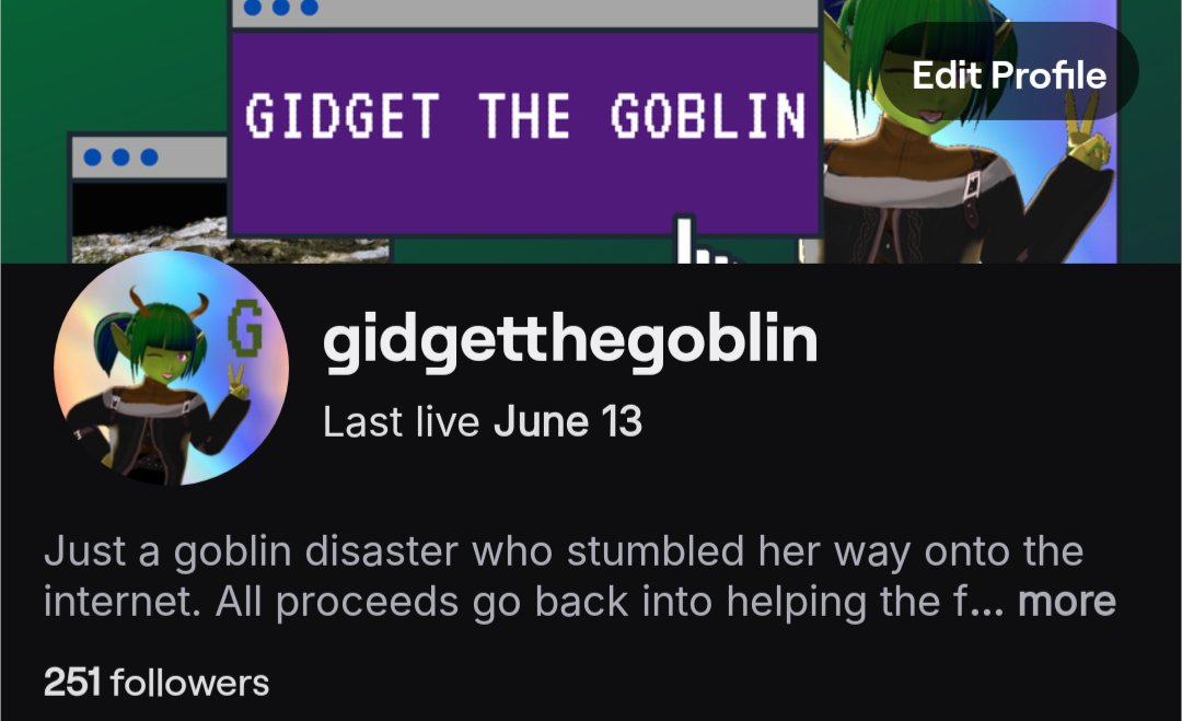 Well everyone, a promise is a promise.

Come join me tonight at 6:30PM CST as I fulfill my 250 Follower Goal promise.

Of playing PayDay 3's Turbid Station.
On Overkill.
Solo. 

If you're lucky, you might get to see me cry!

twitch.tv/gidgetthegoblin