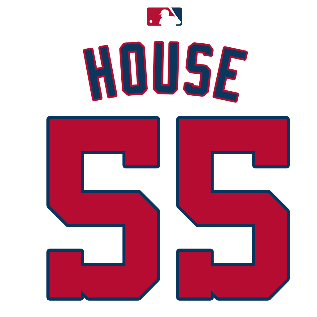 INF Brady House will wear number 55. Last worn on the field by LHP