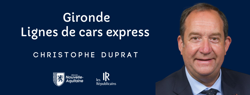 . <a href="/dupratchristop1/">Duprat Christophe</a> est intervenu en séance plénière sur les nouvelles offres de transport par autocars en Gironde : 
youtu.be/3a17k69g0fc