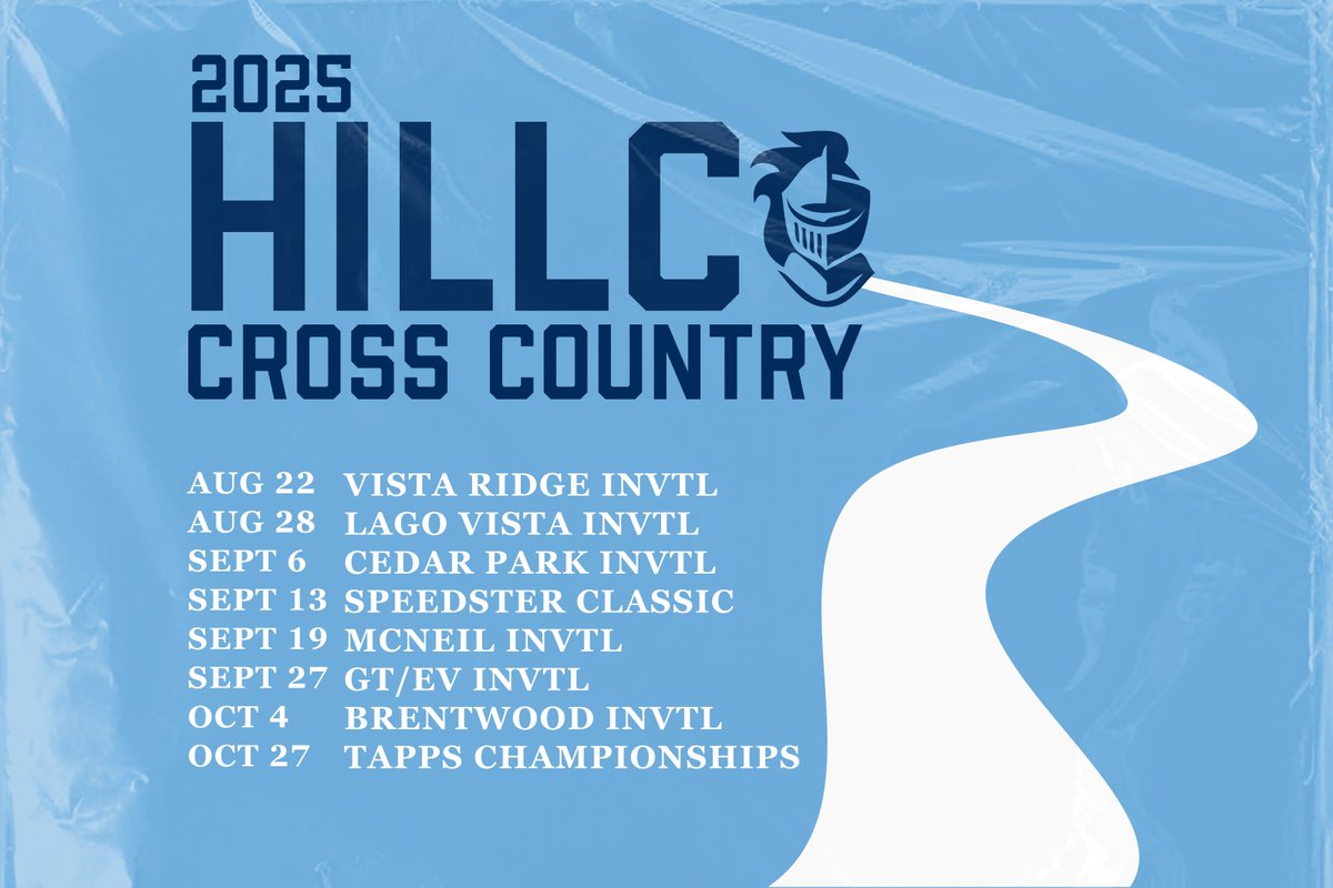 Our Cross Country schedule is officially here! Looking forward to a great season! #HillCoAthletics