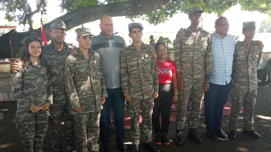 Entre lagrimas, emociones y compromiso patriótico trascendió el encuentro con jovenes que culminaron el servicio militar en la brigada de la frontera en #Guantánamo e inician sus estudios en el <a href="/ISRICuba/">ISRI Cuba</a>.  #JuntosPodemosMás
#MiMoncadaGuantanamero