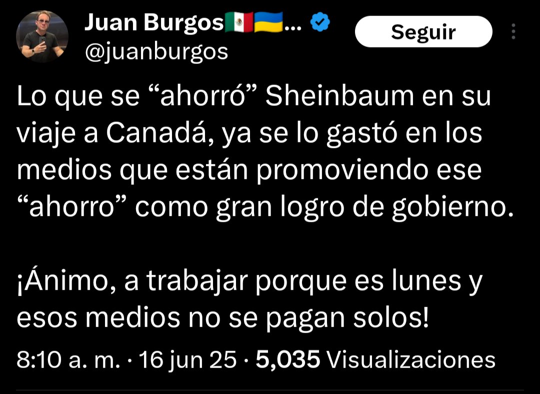 chuchilicious's tweet photo. Si hubiera ido en avión privado: se lo pagó el narco.
Si hubiera ido caminando: populista.
Si hubiera comprado avión nuevo: ¿Y la austeridad?
Si no hubiera ido: México pierde oportunidad en el extranjero.
Si hubiera venido el AF1 USA por ella: ya la sometió Trump.
... Y así. https://t.co/OTyyrlyOWx