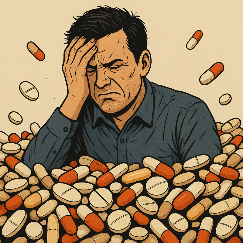 You're stressed to death and the system doesn't care

Anxiety
Brain fog
Depression
Poor sleep

They hand you a pill and call it a solution but they're just covering up the damage

Here's how stress is ruining your health and what you can actually do about it