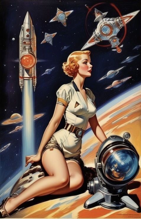Super Science and Adventure into the Unknown #SpaceGirl