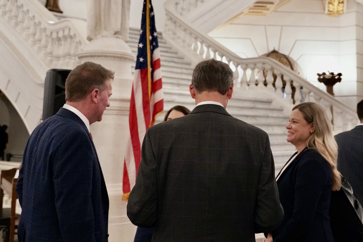 InfiniteErie's tweet image. Infinite Erie Executive Director Kim Thomas stood alongside fellow Erie leaders at the PA Capitol last week, championing transformative opportunities for our community.