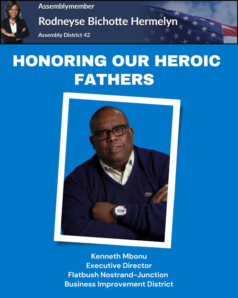 NYSBichotteHerm's tweet image. Honoring Our Heroic Father-Figures Well Beyond Father’s Day
While Father’s Day has passed, the responsibility and immense impact of fathers and father-figures is non-stop.
That’s why we are not limiting our Father’s Day recognitions to one day out of the year - today, I’m…