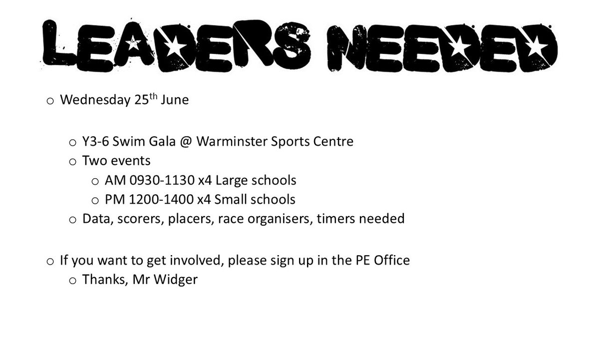 Time to get involved! <a href="/wwsgo/">West Wilts SGO</a>