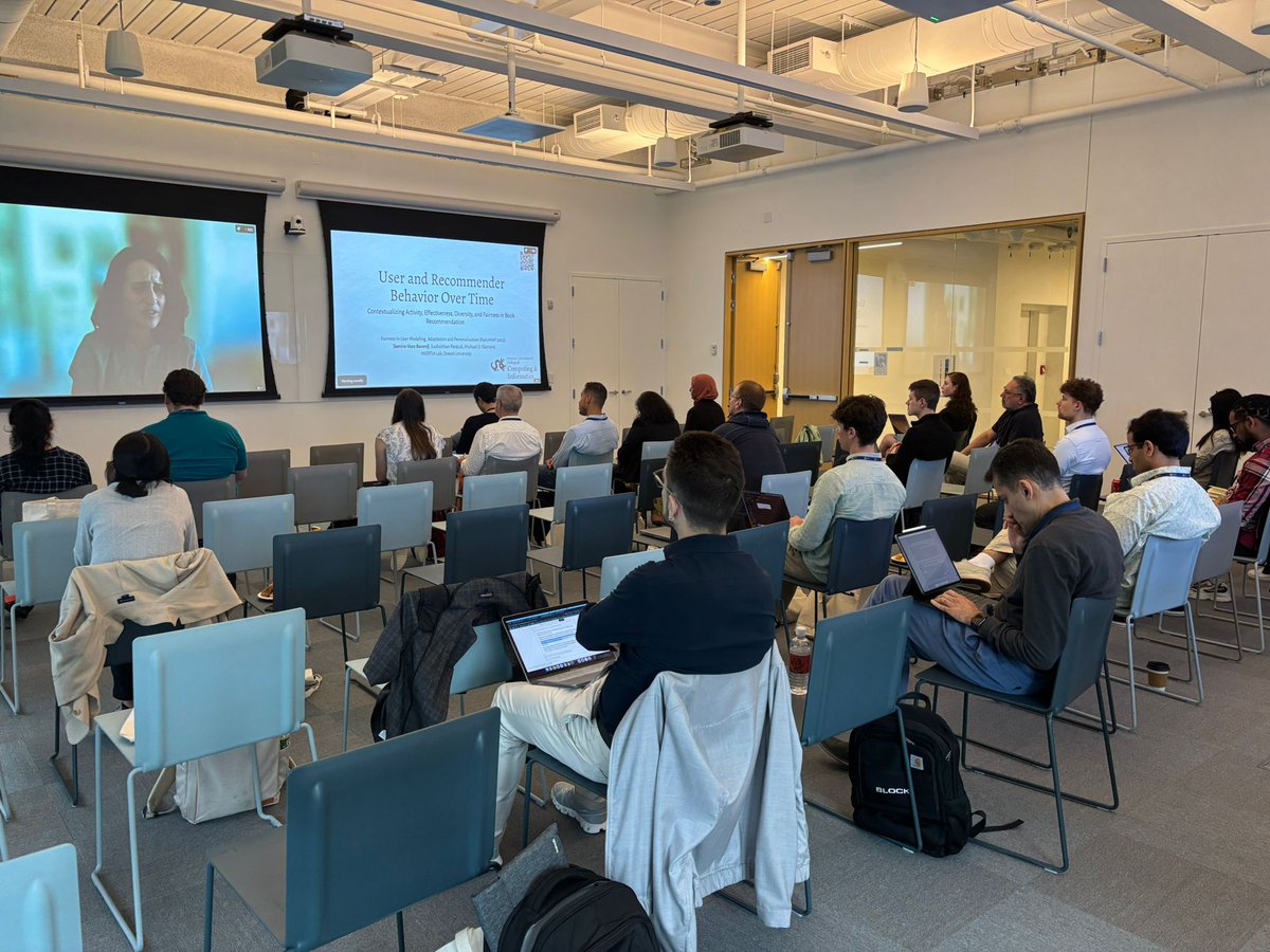 UMAPconf's tweet image. Some photos from the morning sessions today at #UMAP2025 📸
If you're taking some photographs of the conference, please share them with us and tag us in your posts 😍 We want to experience the event through your perspective 😎
#usermodeling #personalization #nyc
