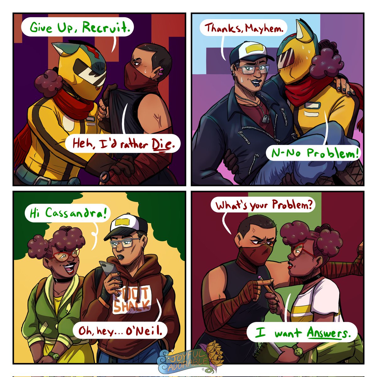 joyfuladorable's tweet image. We LOVE an AU where a ship can have four different dynamics! Happy Belated Birthday to my wonderful friend @ditzyyblues!! Drew capril 4x just for them and their Mayhem AU!

#tmnt #rottmnt #capril #apriloneil #caseyjones #dontcallhercass #yuri
