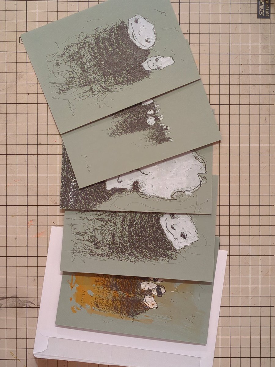 Five original #MlibtyShadows drawings tokenized on my new <a href="/objktcom/">objkt</a> contract are ready to fly into <a href="/captainjacknft/">captainjack 🏴‍☠️</a> physical hands :)))