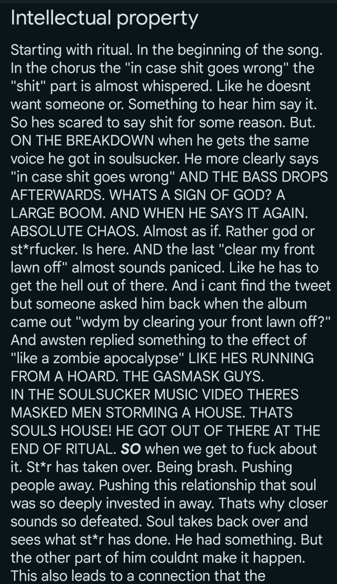 PROPERTYofFAFF's tweet image. @awsten did i just crack a code that has taken roughly 2 years to crack. Long read i know. But ive had an epiphany