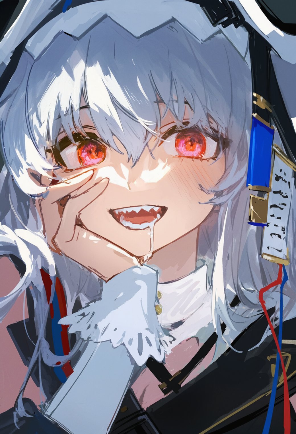 とらんぷ絵　『手』 物部布都 「劈掛拳ふとちゃん🤚 #おは東方 」|六合ダイスケ@春