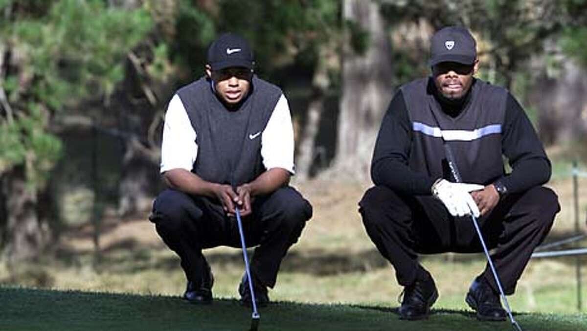 Tiger Woods and Ken Griffey Jr.