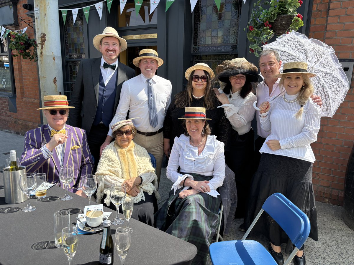I wish (with weather like today) that it was Bloomsday everyday! Thank you to everyone for another wonderful morning spent celebrating #bloomsday2025 Well done to the host extraordinaire - Peter Caviston and all of the local traders for another superb Bloomsday festival 👏🏻👏🏻