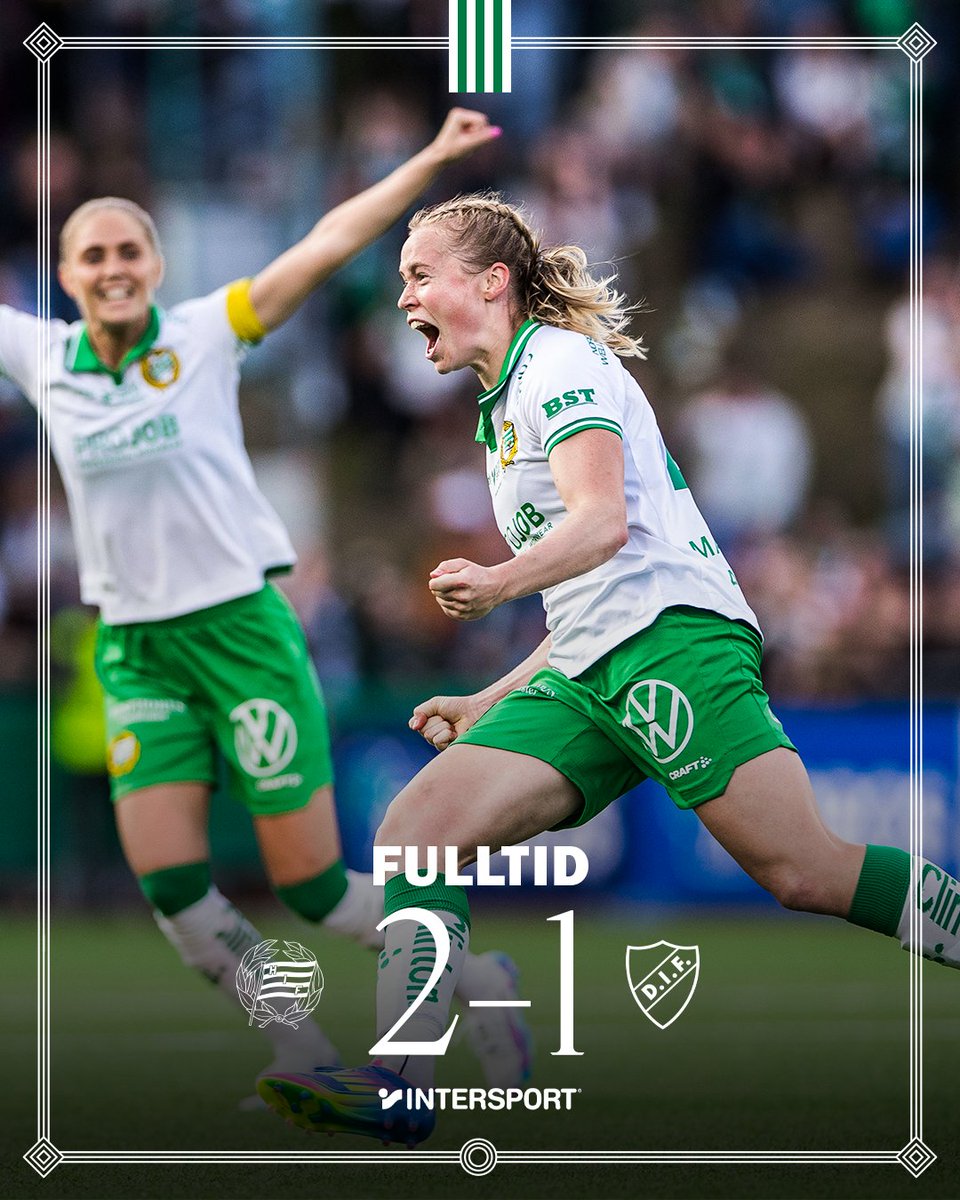 Slut! Avgörande i slutminuten och tre derbypoäng!

#HIFDIF | #Bajen