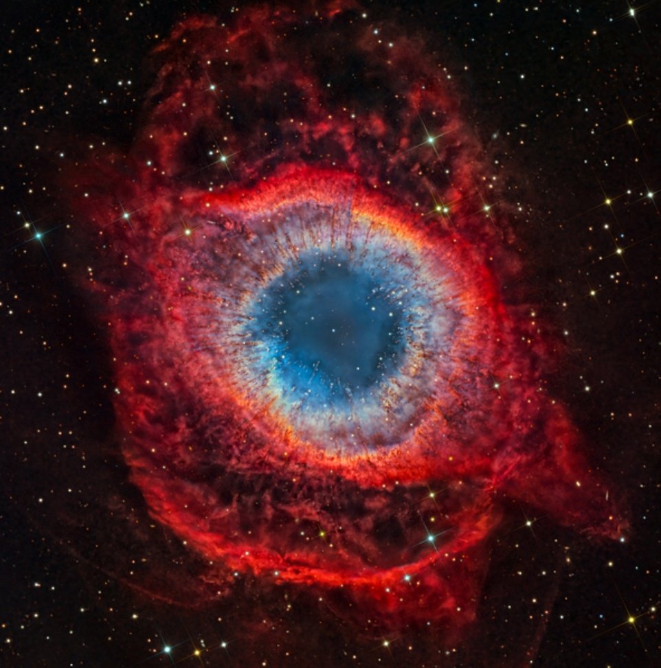 NGC 7293 Helix Nebula by 📷 Hanson Astronomy.