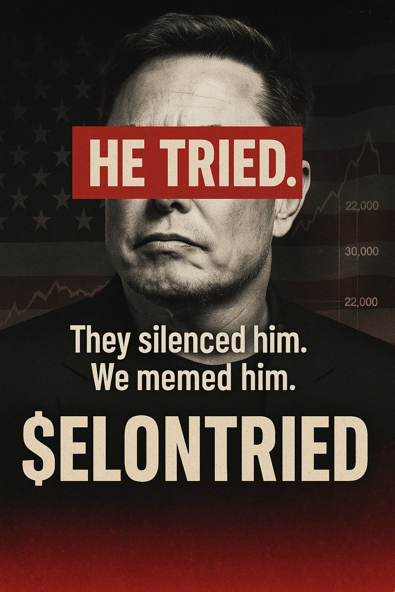 AQSAHI- 90's Gem hunter (@aqsahi90) on Twitter photo <a href="/WatcherGuru/">Watcher.Guru</a> Elon tried to fix the system. They ignored him.
We didnโt.
We turned the truth into a movement.
Join the rebellion. ๐ฅ<a href="/ElonTried/">Elon Tried</a>
TG: @ElonTried1
#ElonTried #MemeMovement <a href="/WatcherGuru/">Watcher.Guru</a> Elon tried to fix the system. They ignored him.
We didnโt.
We turned the truth into a movement.
Join the rebellion. ๐ฅ<a href="/ElonTried/">Elon Tried</a>
TG: @ElonTried1
#ElonTried #MemeMovement