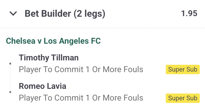 fgfreebets's tweet photo. 🔥 Club World Cup Play of the Day
🏆 Chelsea vs LAFC
💥 Bet Builder @ 1.95 odds:
• Timothy Tillman – 1+ Foul
• Romeo Lavia – 1+ Foul
Two physical midfielders, both love a challenge – expect them to get stuck in early. 📉 High hit-rate profile for foul markets.

Let’s keep the heat coming today 🔥
📲 Get every play FIRST – Join the FREE Telegram 👉 https://t.co/k5Si3ovlBX
#PlayOfTheDay #ClubWorldCup #BettingTips #FootballTips #FreeTips #Chelsea #LAFC #GamblingTwitter #PropsBet