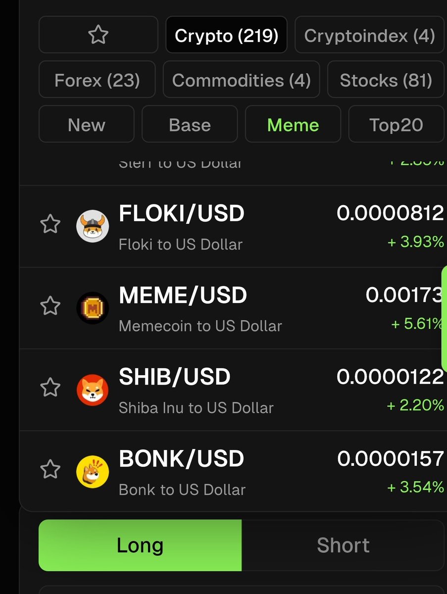 zwackie1985's tweet photo. To all #memecoin enthusiasts #KOL and #alphatraders. Check this out 🔝

Use #LeverageX and leverage your preffered #crypto or #stocks up to 150X

Running trading competition with 20.000 $USDC price pool
@Javsphere https://t.co/vp9FYZZ0ww