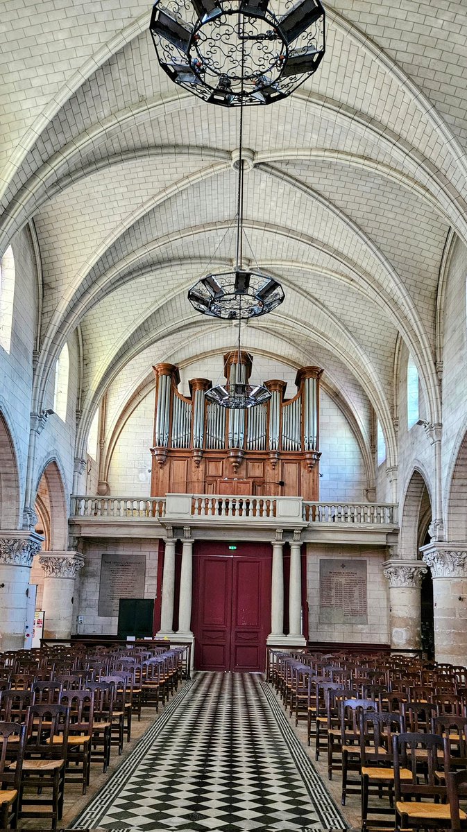 The church organ has been restored and it's quite a sight