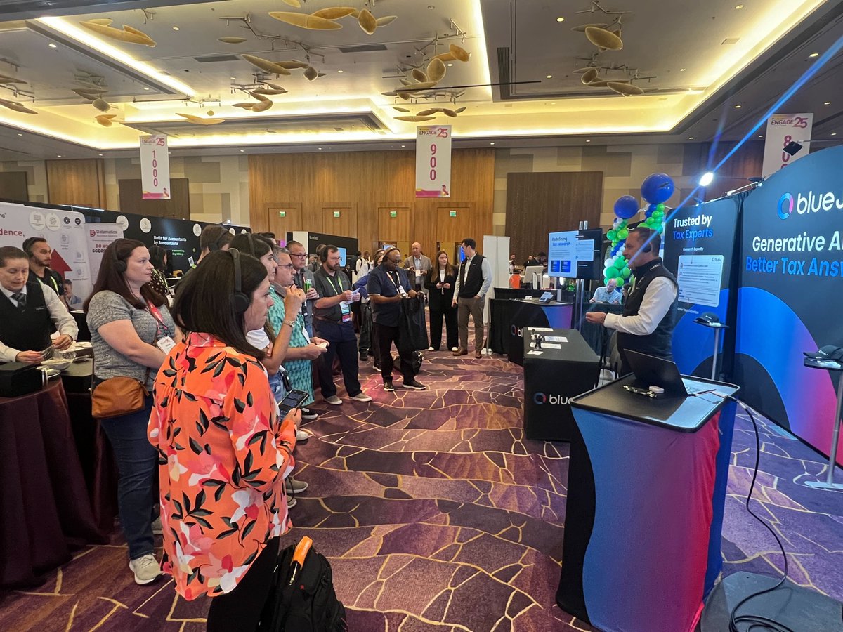 BlueJLegal's tweet image. We had an incredible week at #ENGAGE25 connecting with forward-thinking tax professionals shaping the future of the profession. As the preferred tax research solution of @CPAcom, we were proud to showcase how Blue J is transforming the way tax experts work.