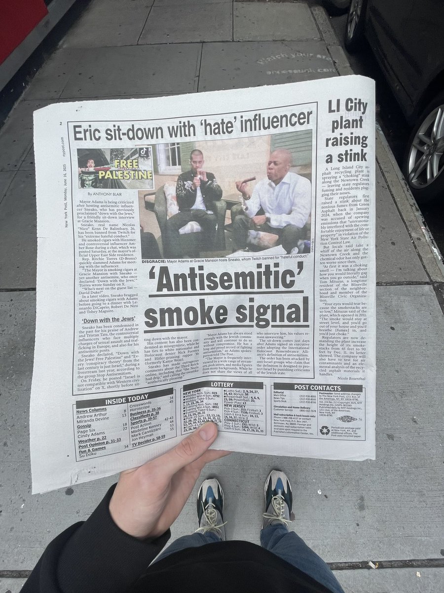 The New York Post (June 16, 2025)