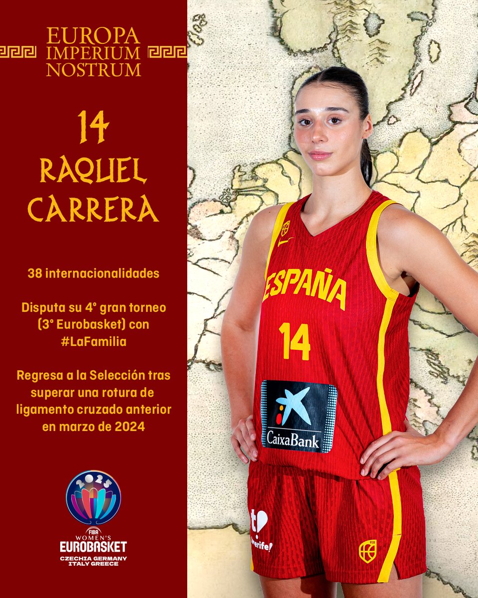 BaloncestoESP's tweet photo. Con ellas al Fin del 🌍

Las 1⃣2⃣ de #LaFamilia en el @EuroBasketWomen 🔥

 #SomosEquipo https://t.co/jfr1Fbb1zi