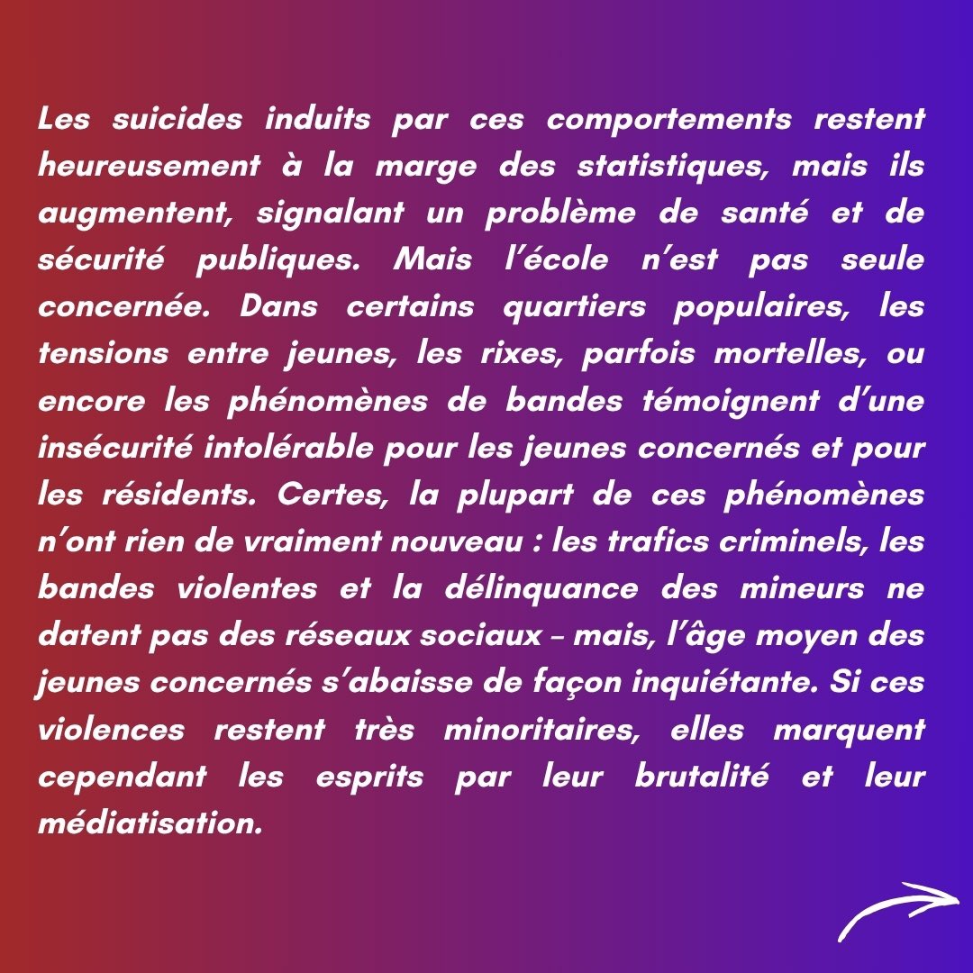 Face au plan Bayrou sur l’autorité et l’uniforme, proposons autre chose : l’écoute, l’inclusion, la prévention. Une école qui prenne soin au lieu de punir, qui accompagne au lieu d’exclure. La jeunesse mérite mieux.

Mon constat 👇