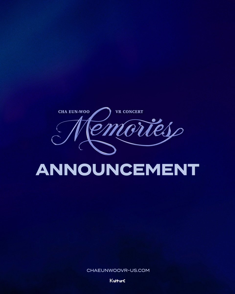 KPOPStation2020's tweet photo. <CHA EUN-WOO VR CONCERT : MEMORIES > in the U.S.

We regret to inform you that due to recent circumstances both in Los Angeles and nationwide, the upcoming CHA EUN-WOO VR CONCERT : MEMORIES events in Pasadena and Scottsdale are being postponed to a later date. https://t.co/NemLbJADNp
