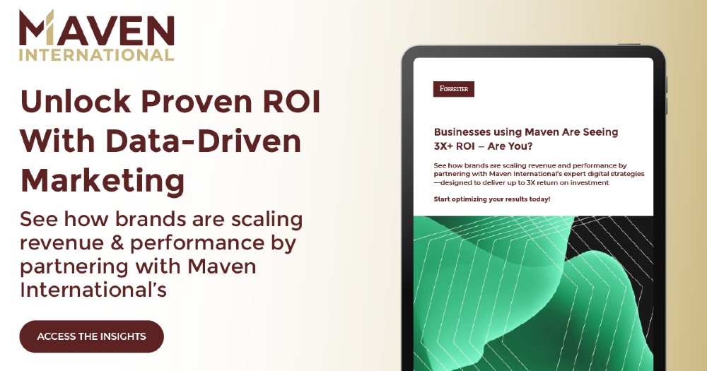 HiitsMaven's tweet image. Brands using Maven International consistently outperform competitors.
Your turn to win.

🔓 Access the Data
🌐 maveninternational.co

#MarketingROI #DataProof #PerformanceMarketing #BusinessGrowth #DigitalStrategy #MavenInternational