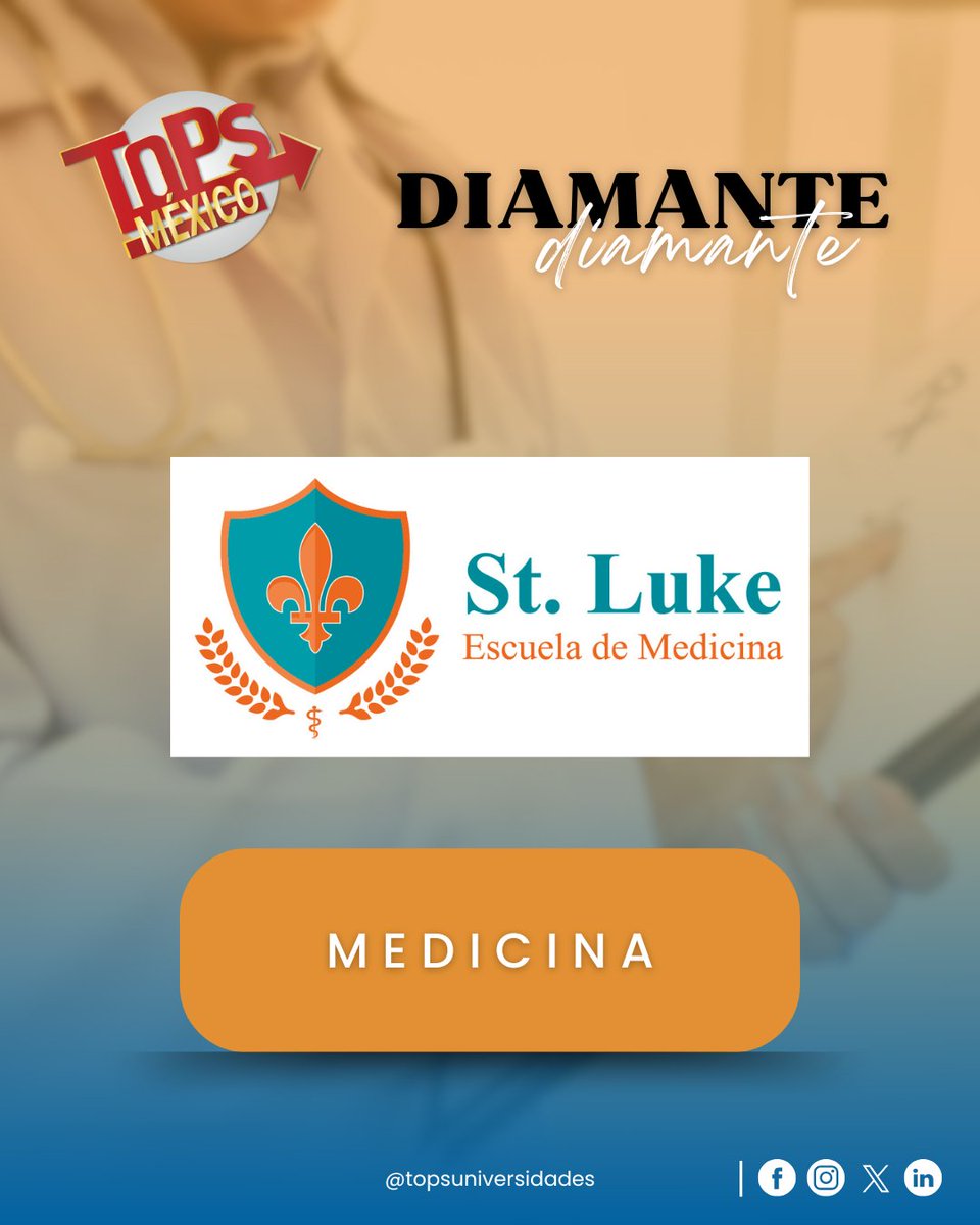 ✨ ¡Orgullosamente DIAMANTE! 💎🏆

En Saint Luke, Escuela de Medicina, el éxito los distingue. 🚀📚 Por su destacada presencia en la categoría de la Licenciatura en Medicina. 

f.mtr.cool/hvjukmkuck 

#SainLuke #Medicina #UNAM #OrgulloDiamante #ExcelenciaEducativa