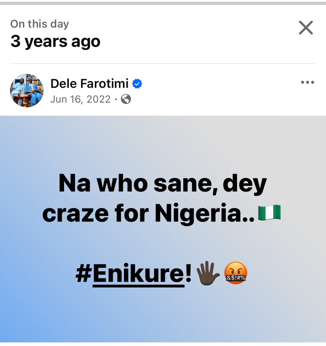 Dele Farotimi. A victim of Nigeria tweet media