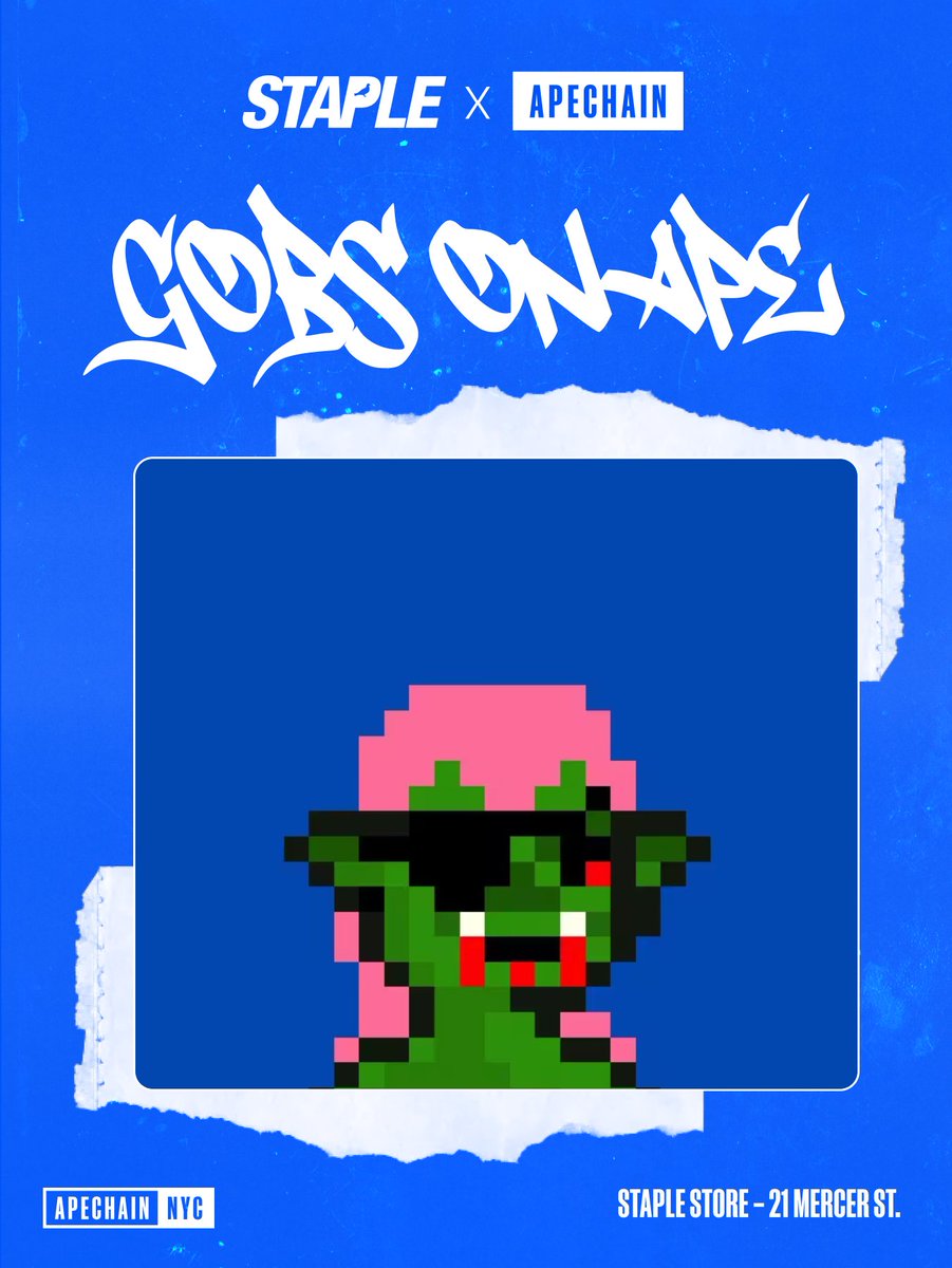 GOBS ARE GOBS. 

SEE YOU THERE?