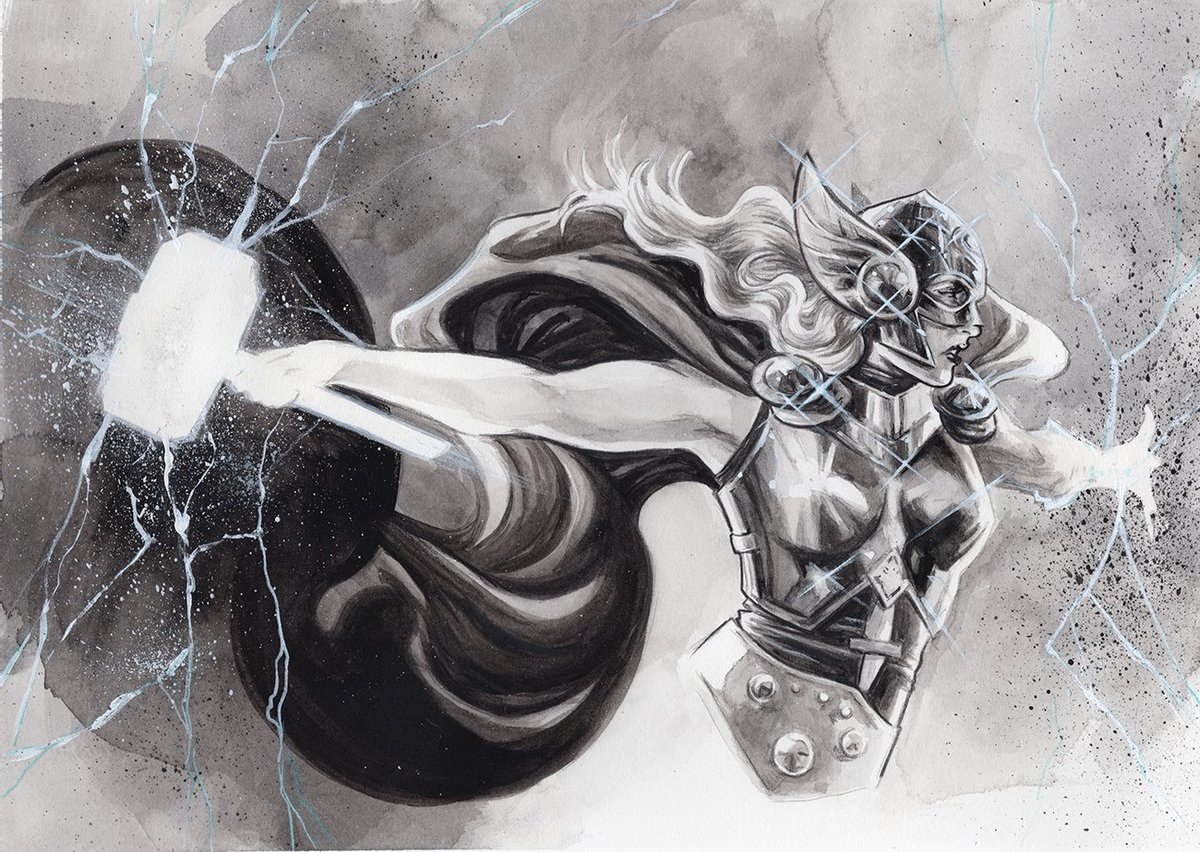 The Green Room - Comic Art (@tgr_comicart) on Twitter photo New Jane Foster watercolor commission by <a href="/CarmenCarnero/">Cᴀʀᴍᴇɴ Cᴀʀɴᴇʀᴏ</a>
Yep, she’s already making her way through her commission list — and trust us, what she’s cookin’ is straight fire!!!
Stay tuned — more amazing art coming soon from your favorite Marvel artist! New Jane Foster watercolor commission by <a href="/CarmenCarnero/">Cᴀʀᴍᴇɴ Cᴀʀɴᴇʀᴏ</a>
Yep, she’s already making her way through her commission list — and trust us, what she’s cookin’ is straight fire!!!
Stay tuned — more amazing art coming soon from your favorite Marvel artist!