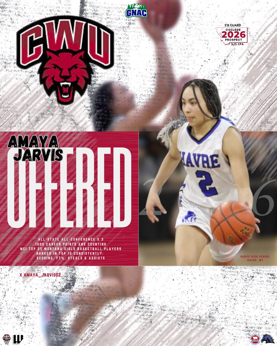 I’m excited to say I’ve received an offer from Central Washington to continue my basketball and academic journey. 

Thank you Coach Richardson and staff, for the great conversations, for taking the time to get to know me, and for believing in me. Grateful for the opportunity and