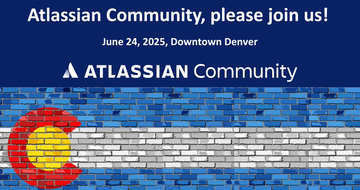 ReleaseTEAMcorp's tweet image. Hey Denver Atlassian Community! Save the date for the next @Atlassian Community Event! 

June 24th 2025 
Downtown Denver

Details coming soon!! 

#AtlassianCommunityEvents